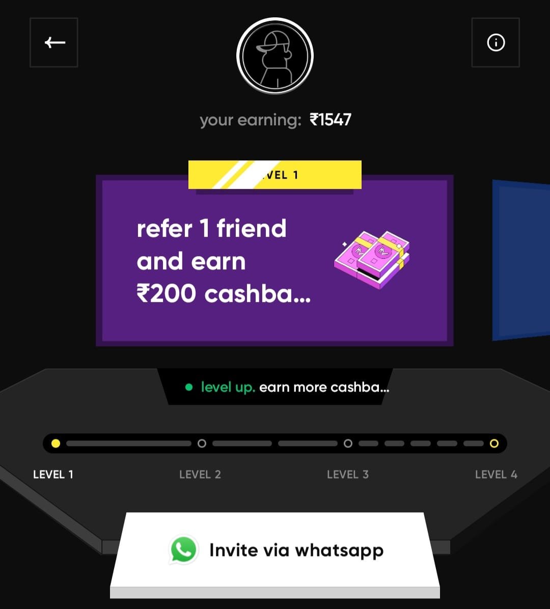 Cred refer and earn