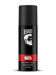 Beardo Mafia Perfume Body Spray for Men, 120ml | Oriental, Woody Notes No Gas Deo Long Lasting | Date night Deodorant for Men | Body Deo Gift for men | Gift For Brother | Gift For Friends