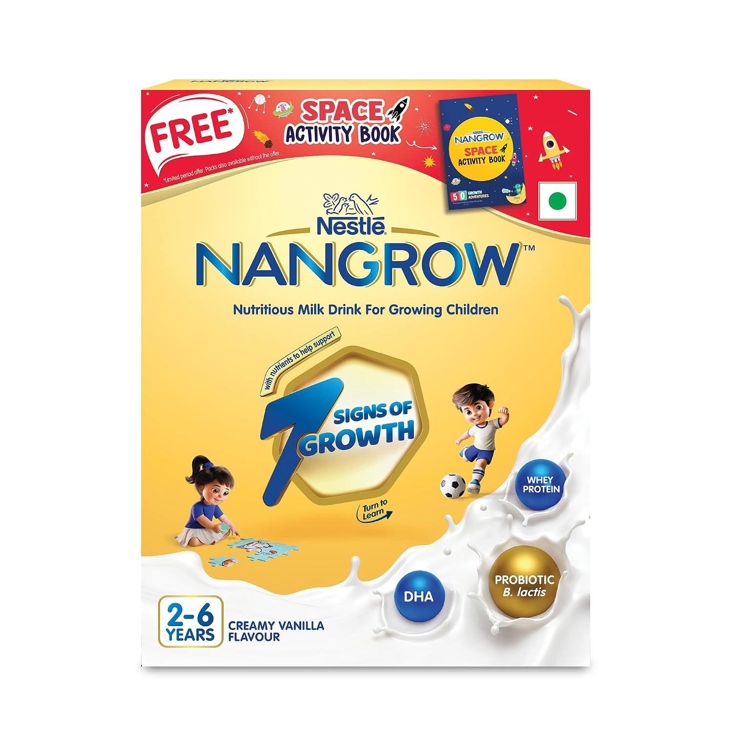 Nangrow Nutritious Milk Drink Powder for Growing Chi...