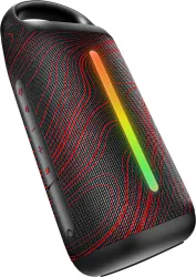 boAt Stone Arc, 58mm Drivers, 12H Battery, RGB LEDs, Built-in Mic, TWS Feature 20 W Bluetooth Speaker (Black Phoenix, Mono Channel)