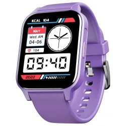 Boat Xtend Call Plus Smart Watch w/ 1.91' HD Display, Advanced BT Calling, Coins, ENx Tech, HR & SpO2, English & Hindi Languages, Multiple Watch Faces,100+Sports Modes(Deep Purple)