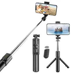 CELLMASTER Selfie Stick for Mobile Phone with Tripod Stand and Bluetooth Remote