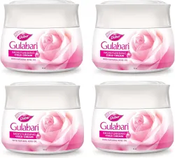 Dabur Gulabari Cold Cream 50 ML Pack of 4 (200 ml)