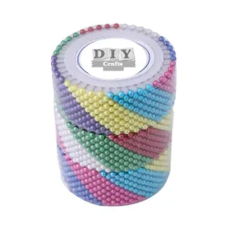 DIY Crafts 1440 Pieces Glass Head Pins Boxed for Dressmaker with Pearlized Ball (Multicolor) (Design # No 2, Pack of 1440 Pcs)