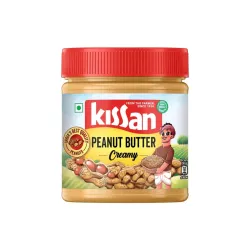 Kissan Creamy Peanut Butter | High Protein | With Perfectly Roasted Peanuts | Naturally Gluten Free || 350 g