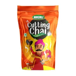 NIKUNJ Cutting Chai, 1kg | Real Kadak Chai | Black Tea | Strong Blend - Rich Taste, basil