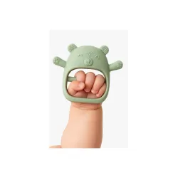 Nubokind Koala Wrist-Fit No-Drop Baby Teether | Silicone Teething Toy for 3-12 Months | BPA Free, BIS Certified Chew Toy for 0-6 Months, Molar Relief | Sage Green | Single Pack