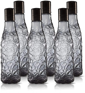 Flipkart SmartBuy Antic Bottle Fridge, for Home Office Gym School Boy 1000 ml Plastic Bottle (Pack of 6, Black)