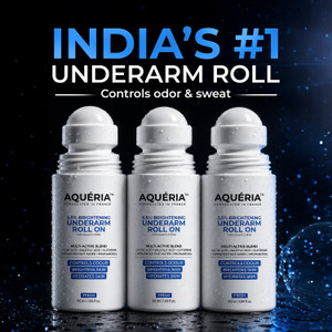 Aqueria Multi Active Underarm Roll On | 5.5% AHA BHA, Niacinamide - Aqua Fragrance Deodorant Roll-on - For Men & Women -