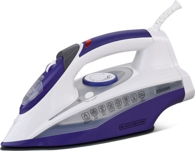 BLACK+DECKER BXIR2003IN 2000 W Steam Iron (Blue, White)