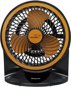 V-Guard Spinny Pro | High Speed with 2 Year Warranty 180 mm Table Fan (Orange Black | Pack of 1)