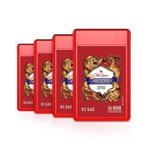 Old Spice Lionpride No Gas 24 hour Long Lasting Pocket Friendly Deodorant Perfume Body Spray For Men, Travel Size, Pack of 4, 17ml