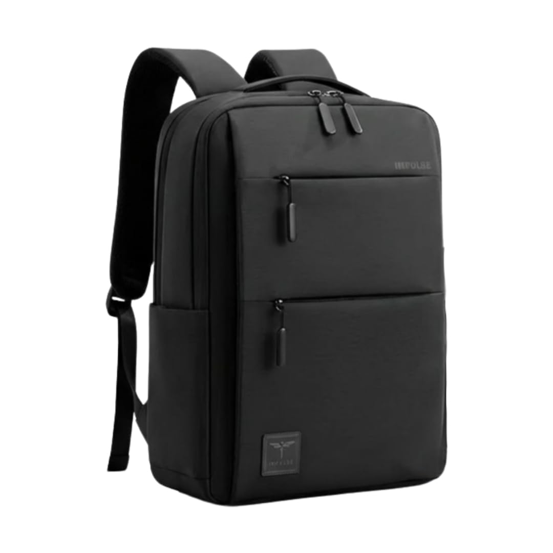 Impulse Laptop Backpack for Men & Women | Water Resistant Office, Travel & College Bag | Fits Up to 15.6?16 Inch Laptop | Business & Work Backpack
