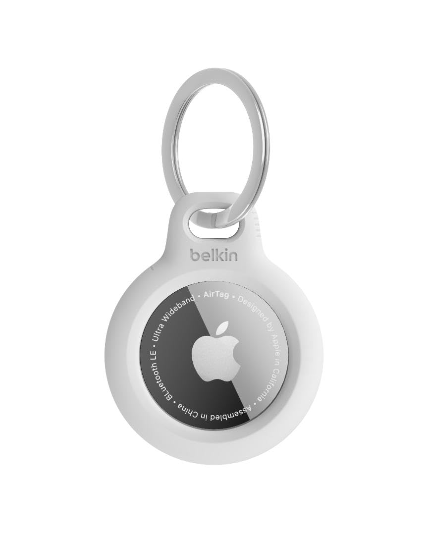 Belkin AirTag Case Secure Holder with Key Chain for Apple Air Tag