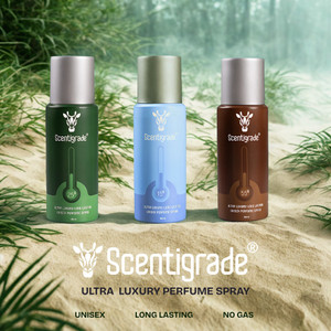 Scentigrade 25,15,55 Degree Unisex Luxury Perfume Body Spray|Long Lasting No Gas Deodrant Deodorant Spray - For Men & Women -