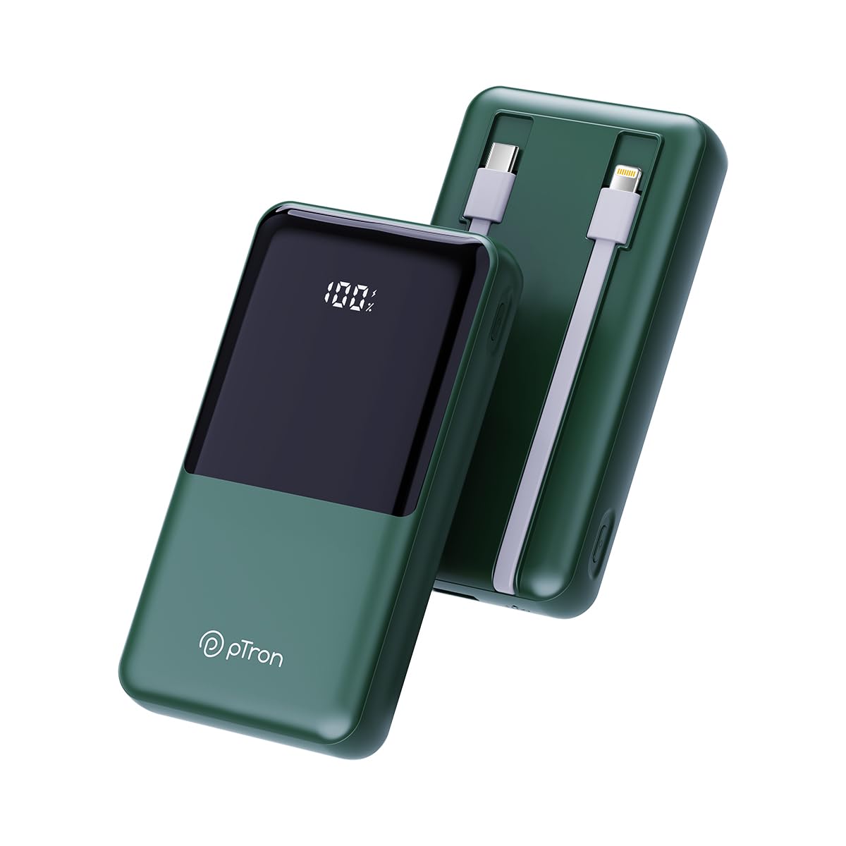 pTron Dynamo Ultra 20000mAh Power Bank, 22.5W Superfast Charging, Compact Size, Type-C/PD 20W Fast Charging, Supports VOOC/Wrap/Dash/Quick Charge Protocols, 3 Output Ports, Type-C Input/Output (Black)