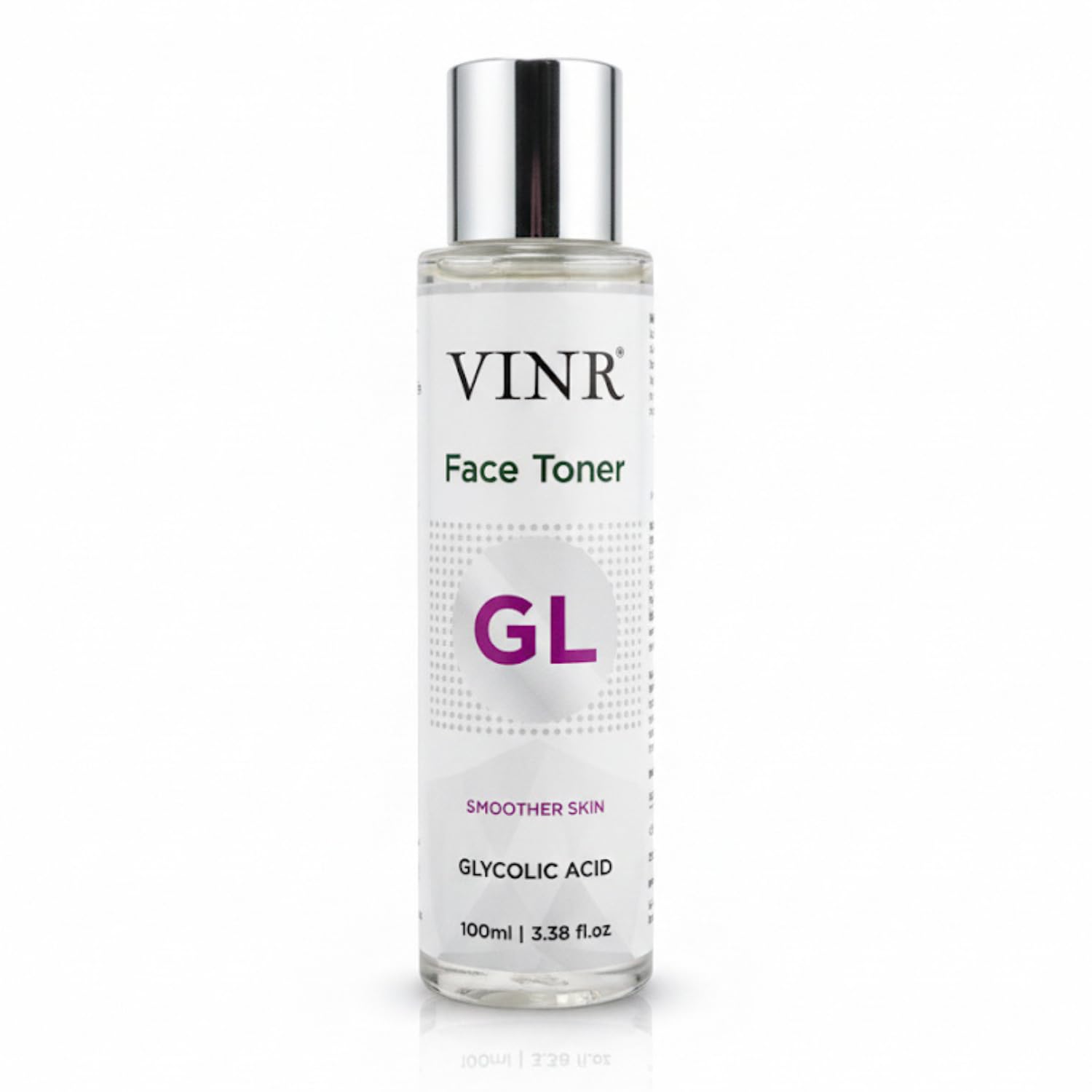 VINR 7% Glycolic Acid Toner For Glowing Skin with 2% Niacinamide & 0.5% Hylauronic Acid | Dull & Uneven Texture, Pores & Blackheads | Hydrating Daily Face Toner for Women & Men | All Skin Types - 100ml