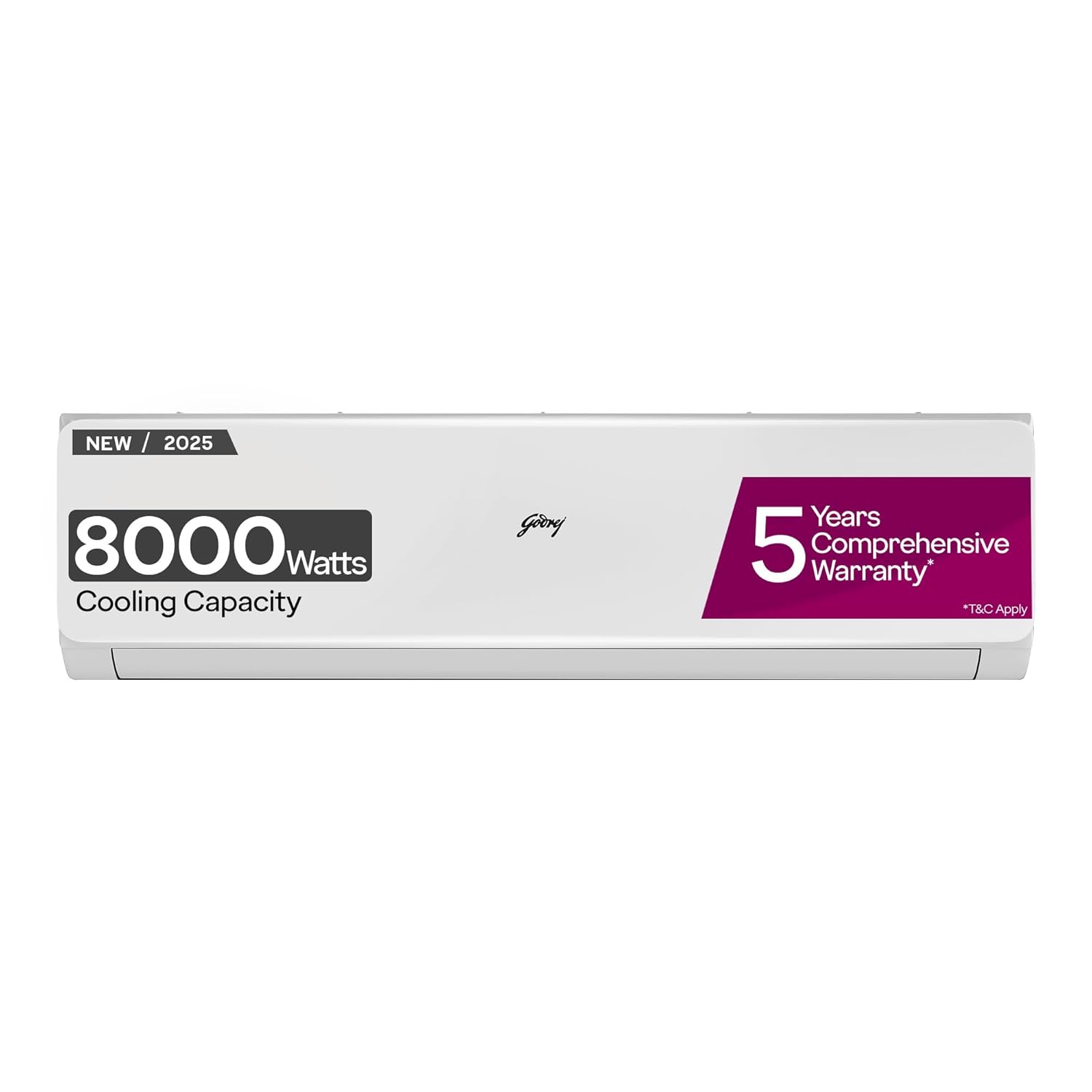 Godrej 3 Ton 3 (5 Years Comprehensive Warranty) 5-In-1 Convertible Cooling, AI powered, Inverter Split AC (Copper, 2025 Model, Heavy duty cooling at 52 °C, AC 3T SIC 36JTC3 WZP, White)