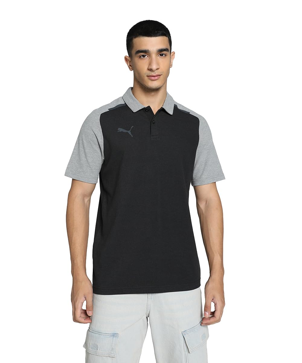 Puma Men Cotton Solid Regular Fit T-Shirt