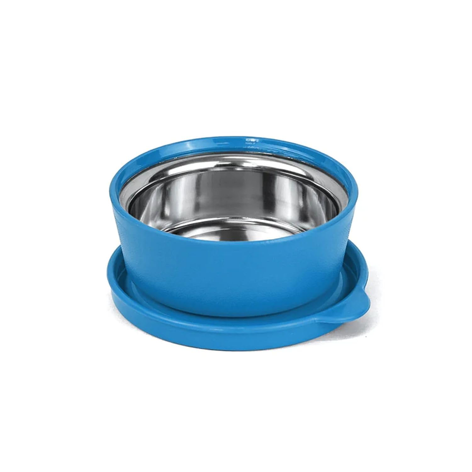 SignoraWare Monarch Mini Mate Stainless Steel Container | Airtight & Leakproof | Small Storage Box for Spices, Chutney, Snacks | Ideal for Office, School & Travel (80ml | TBlue)