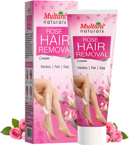 Multani naturals Rose Hair Removal Cream | Painless & Stripless - Cream (60 ml)