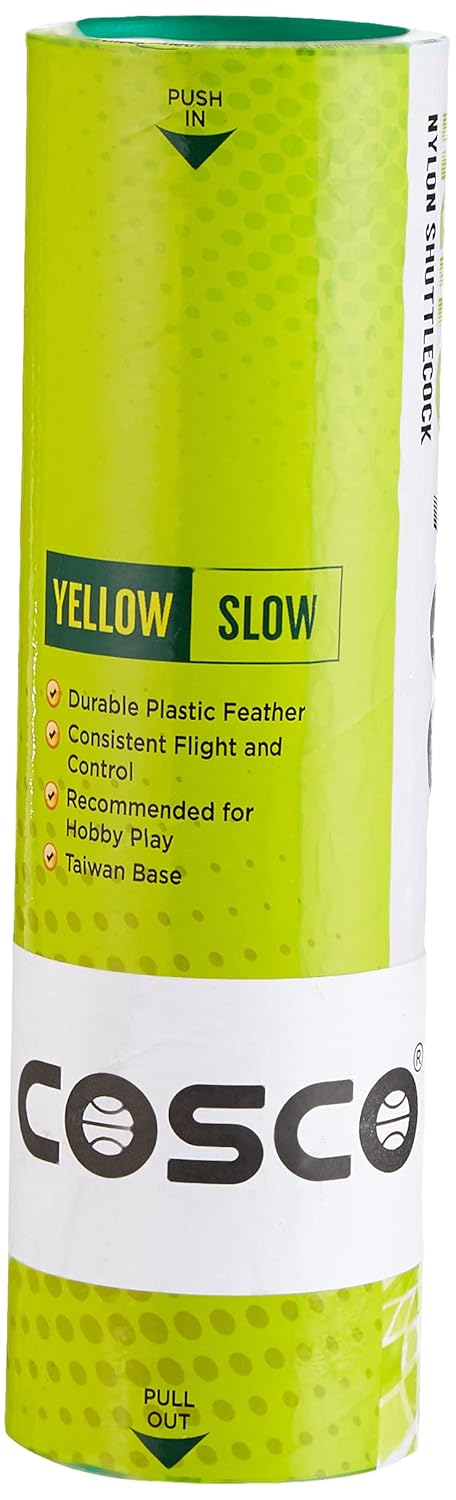 Cosco Aero 700 Shuttle Cocks-Nylon, Green, Pack of 1