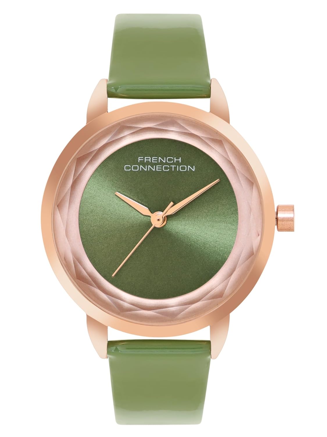 French Connection Astral Green Round Dial Womens Analogue Watch FCN077NL