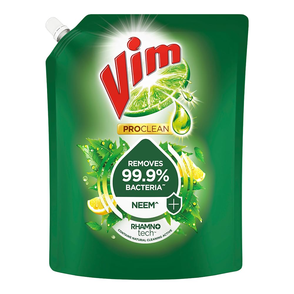Vim Dishwash Anti Bac Liquid || Neem || 1.7 Ltr