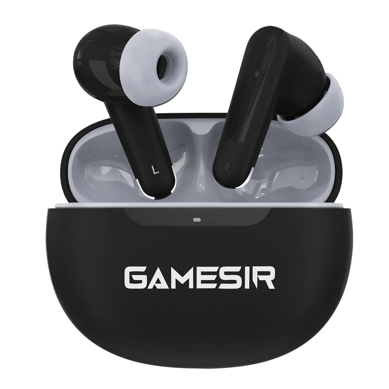 GameSir FusionBeatX, Wireless Noise Cancelling Earbuds-Sound Optimize, 28H Playtime, 45ms Low Latency, 12mm Bass Drivers, Zen ENC Mic, IPX5 Water Resistance, Bluetooth 5.3, Type-C Charging, (Black)