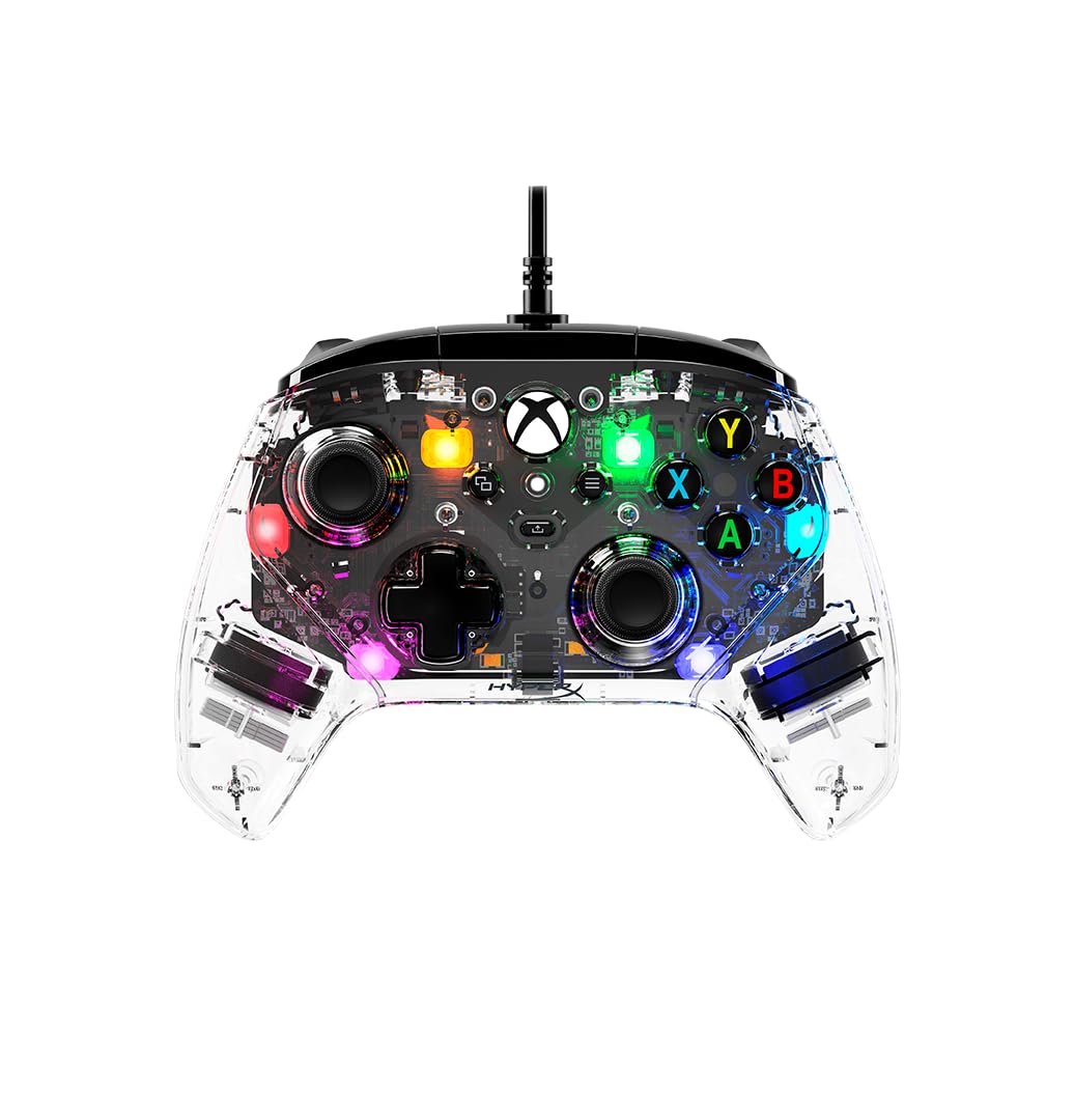 HyperX Clutch Gladiate - Wired Controller, Officially Licensed by Xbox, fully compatible with Xbox One and Xbox Series X|S consoles, as well as PC, Dual Trigger Locks, Programmable Buttons, Dual Rumble Motor (7D6H2AA)