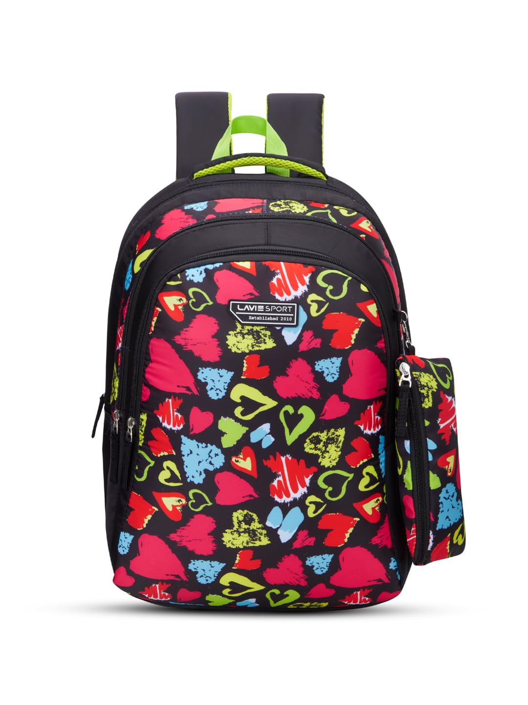 Lavie Sport passion Laptop Backpack | 37 Liters | Fits Upto 16 Inch | Laptop Compatiable | Rain Cover | Gift for Boys & Girls