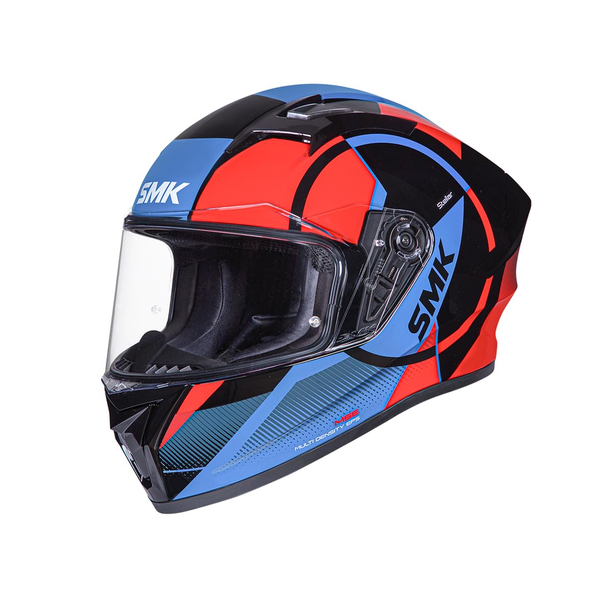 SMK Stellar Sports Full Face Helmet with Anti-Fog Visor
