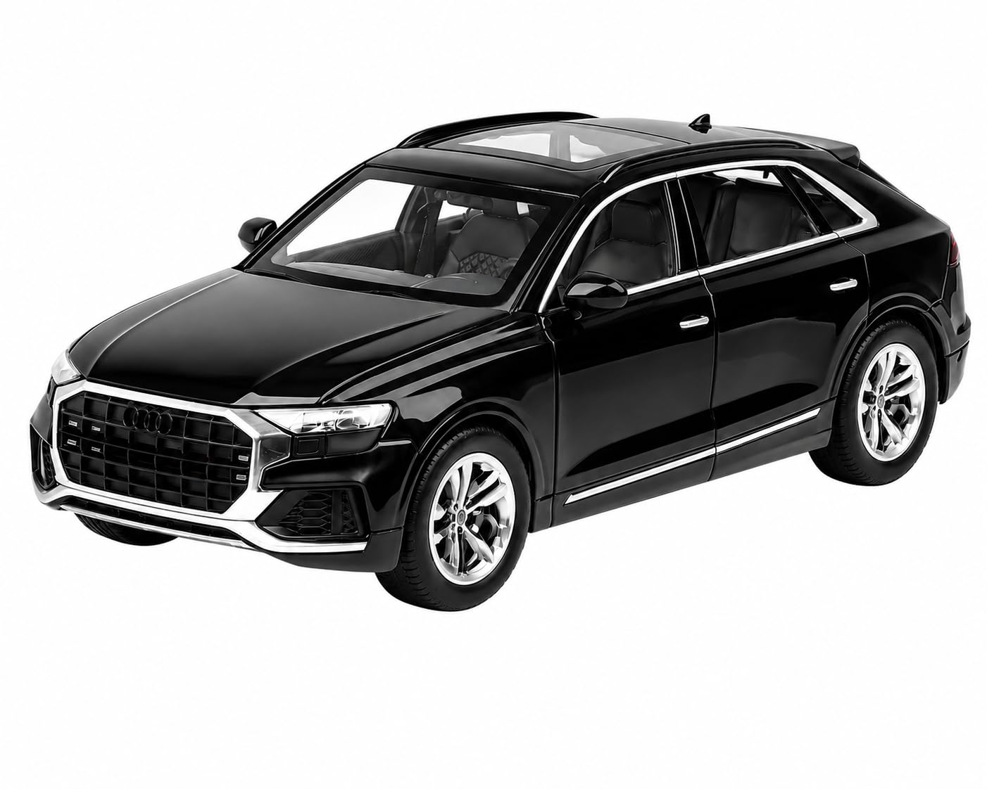 Amisha Gift Gallery Q8 Diecast Matle Car Toys with Light and Sound Diecast Toy Car for Kids 1:36 Scale Model Metal Pull Back Sports Car Boys