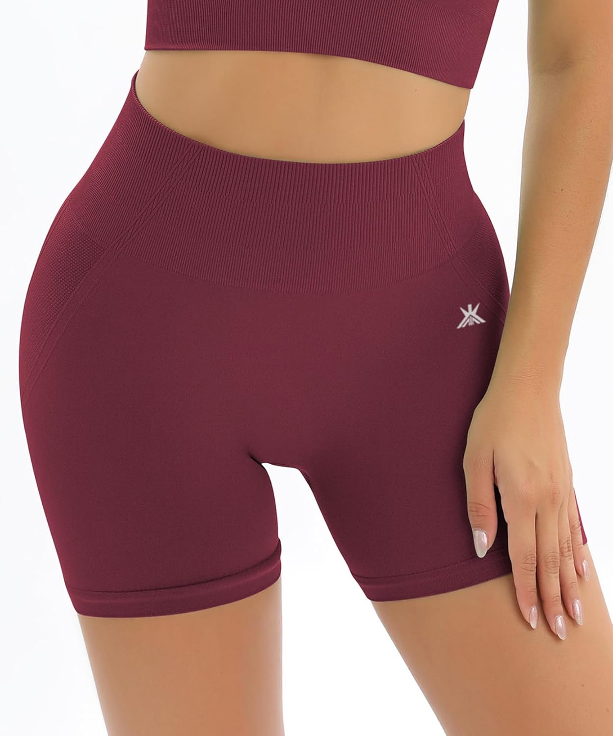 Kobo Active Wear for Women Gym | High Waist | Squat-Proof | Workout Short Tights for Women | 4-Way Stretch | Shorts for Gym, Cardio | Yoga Shorts (Imported)