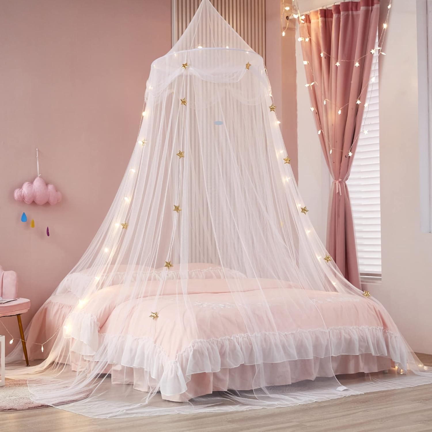 Crackles White Decoration Net For Romantic Dinner, Anniversary, Birthday Party Celebration and Valentines Day Or Cabana Tent Decoration (Cloth Piece Only) Pack of 1