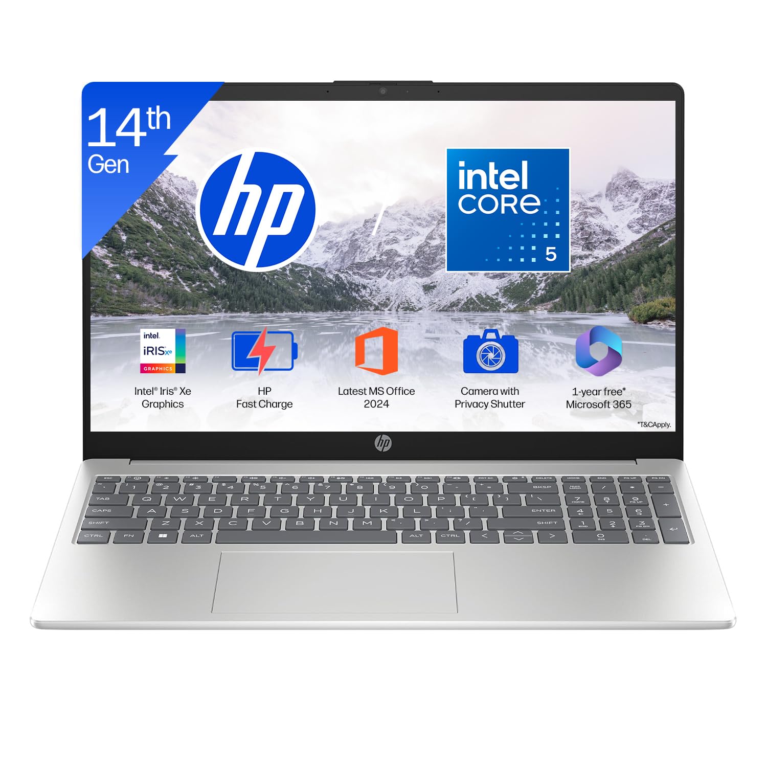 HP 15 (i5 14th Gen), Intel Core 5, 16GB RAM (Upgradeable), 512GB SSD for ₹56,990 (Effectively)
