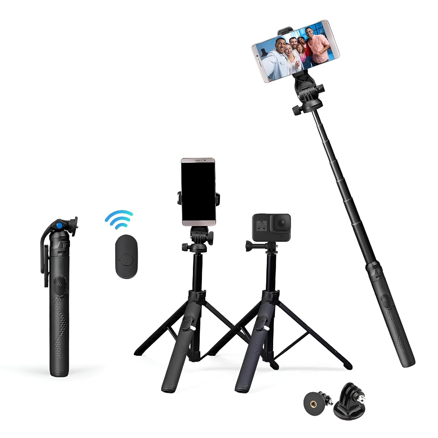 DIGITEK Long Tripod Selfie Stick with Wireless Remote @ Rs.1199