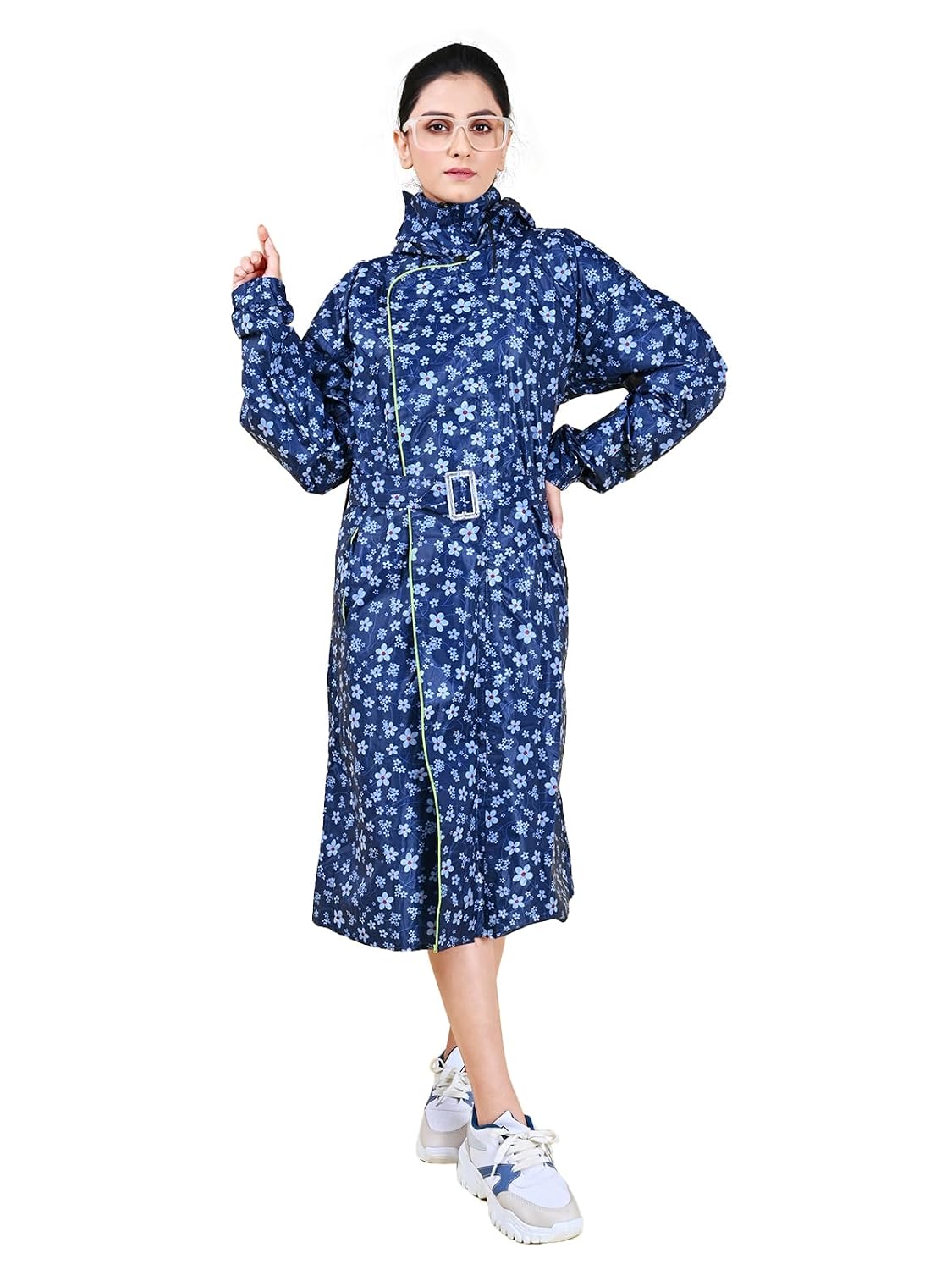 Rupa Polyvinyl Chloride (Pvc) Womens Standard Length Raincoat