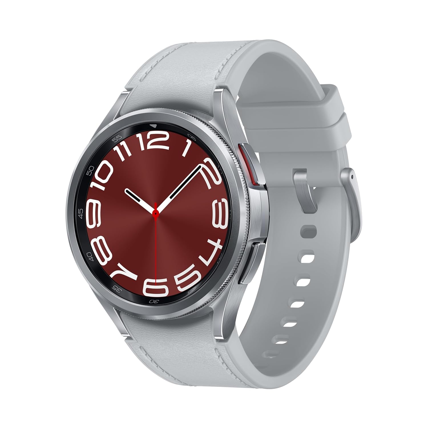Samsung Galaxy Watch6 Classic (Smartchoice) (Silver, 47mm) | Rotating Bezel | Bluetooth | Monitor BP and ECG | Track Sleep and Health | Upto 40hrs Charge with Fast Charging | Galaxy Ecosystem | IP68