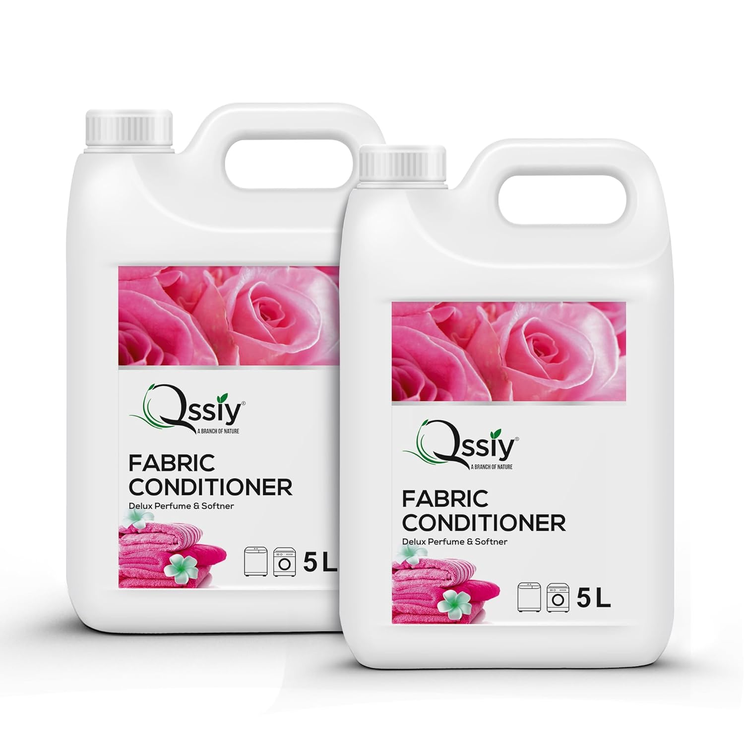 QSSIY 10L Fabric Conditioner | Love Lily | Softens Clothes & Towels | Hand & Machine Wash | India