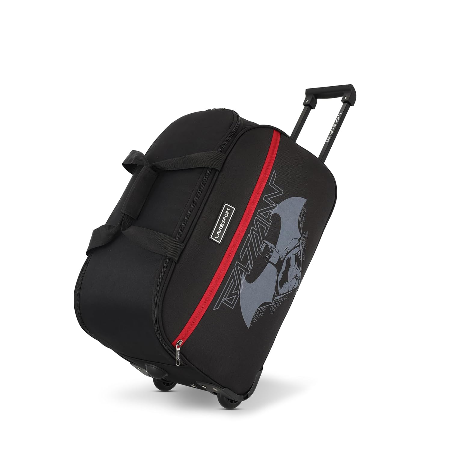 Lavie Sport 53cm Batman Wheel Duffle Cabin Duffle Bag | Spacious Weekender Duffle Bag for Men & Women
