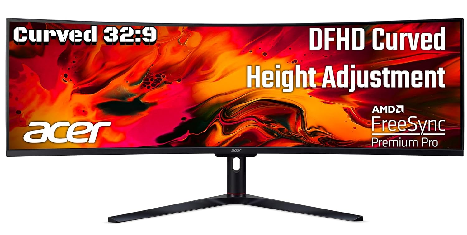 Acer EI491CR S 49 Inch LED 1800R Curved DFHD 3840 X...