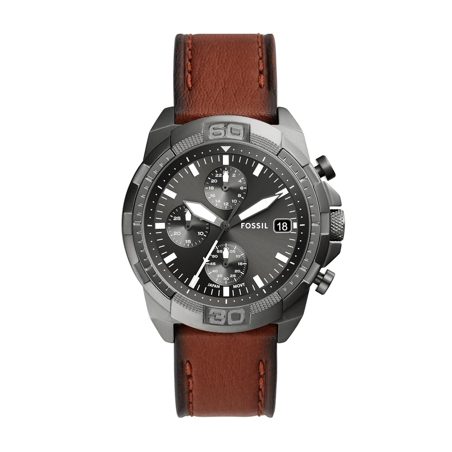 Fossil Bronson Analog Black Dial Men's Watch-FS5714