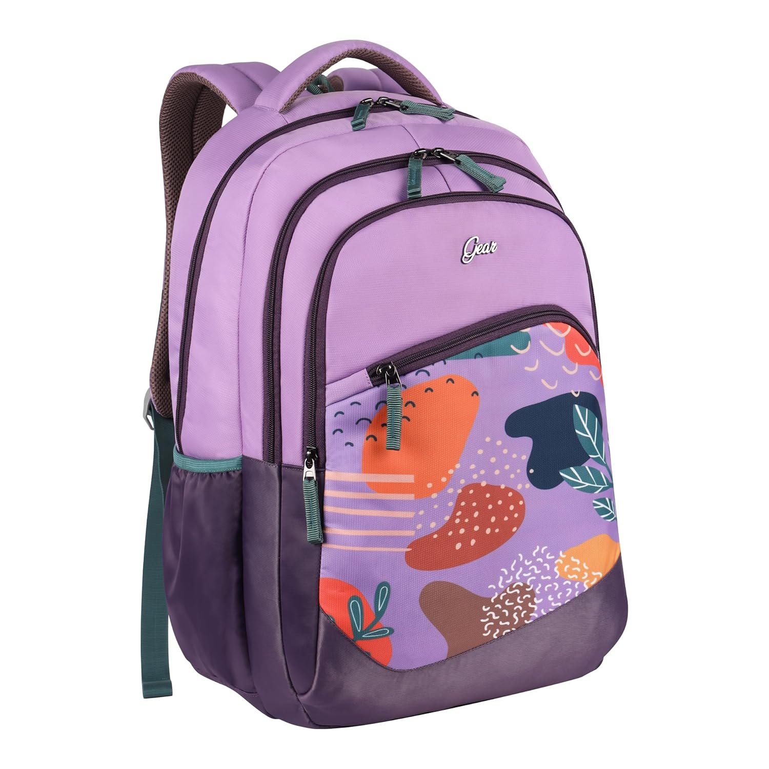 Gear Diva 41L Extra Large Water Resistant School Bag/Casual 5 Compartment Backpack/Daypack/Travel Backpack/College Bag Kids Bag For Girls, 38 Lt - Pink
