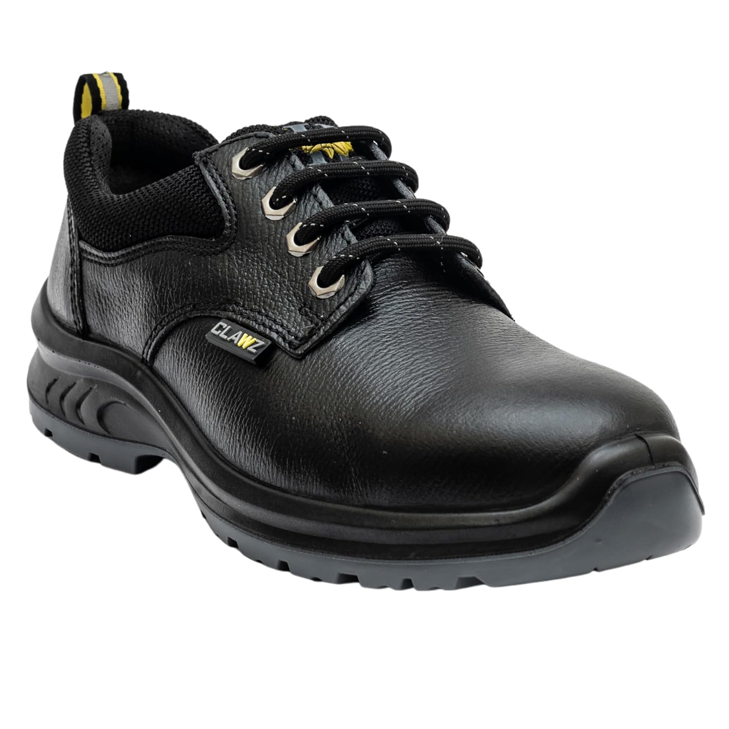 Hillson Clawz Safety Shoe For Men CL-01 | Most Comfortable Industrial Footwear with Orthobounce In-Socks, Dual Density Sole, Steel Toe Protection, Heat, Water & Oil Resistant | Size 08 INDIA/UK