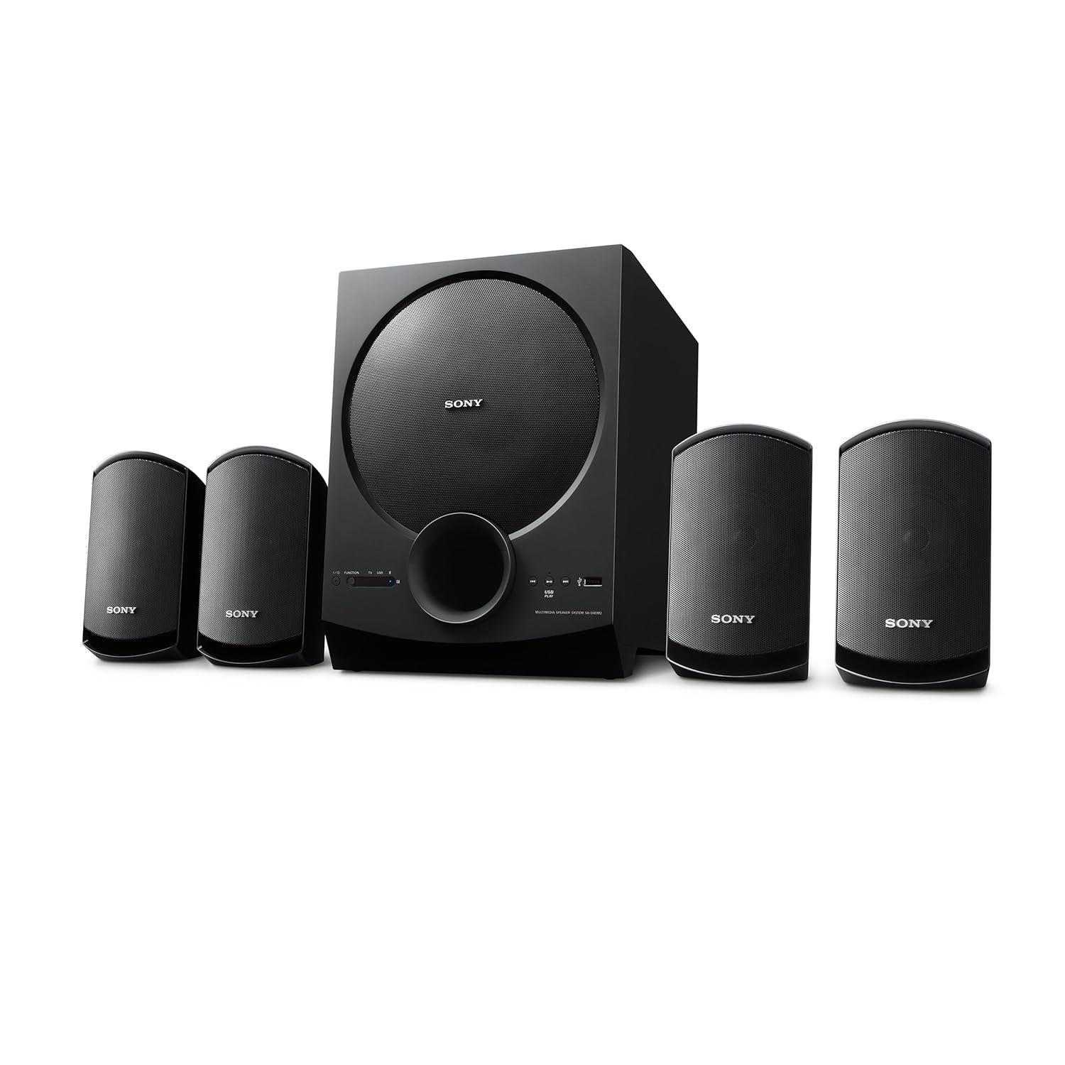 Sony SA-D40M2 All in One 4.1ch Home Theatre System with 100W Power Output and Powerful Subwoofer – Black (Model no.YY2090C)