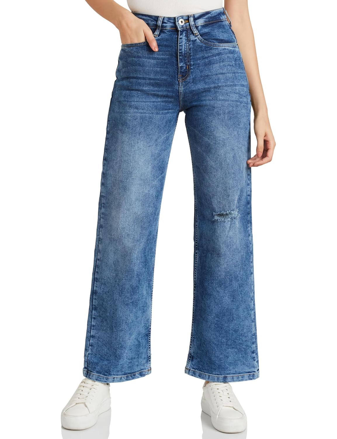 Symbol Women Wide Leg Jeans (High Rise | Full Length) (Available in Plus Sizes)