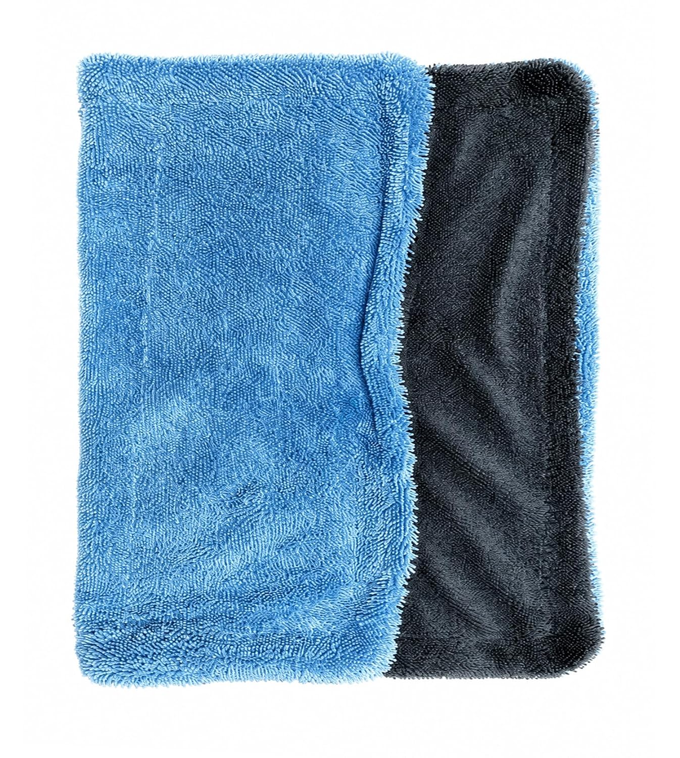 BENAVJI Microfiber Cloth for Car - Puremagic 1100 GSM Twisted Loop Super Absorbent Towel - Edgeless Design with Plush Pile, Lint Free Cloth for Drying & Detailing, Transparent Pack of 1