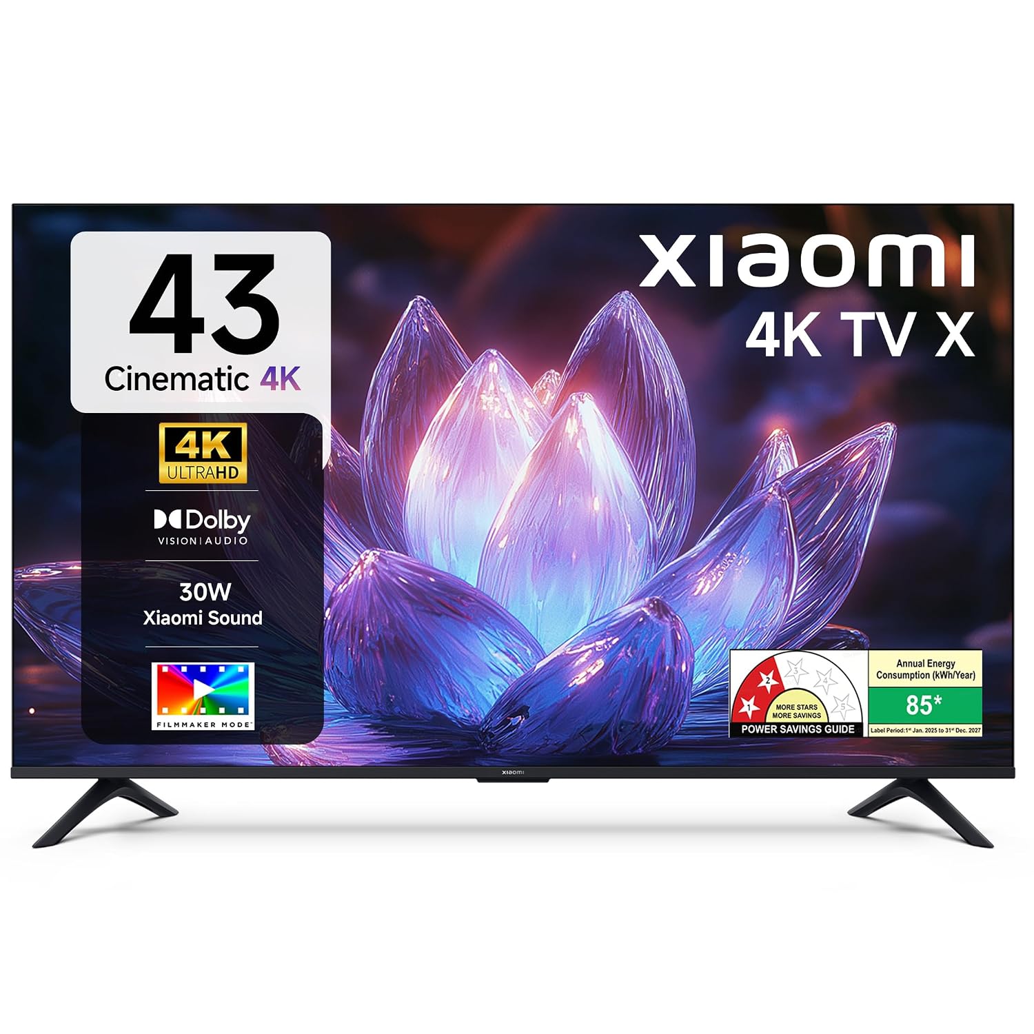 [Use Card] Xiaomi 108 cm (43 inch) X Ultra HD 4K Smart Google LED TV L43MB-AIN