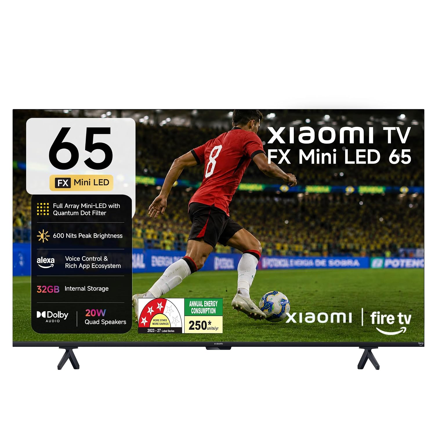 Xiaomi 165 cm (65 inches) Smart TV MiniLED QLED Fire TV L65MC-FSMIN